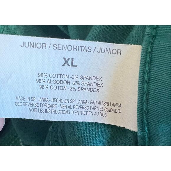Glo Jeans Bright Teal Fitted Mid-Rise Skinny Stretchy Jeggings - Picture 3 of 4